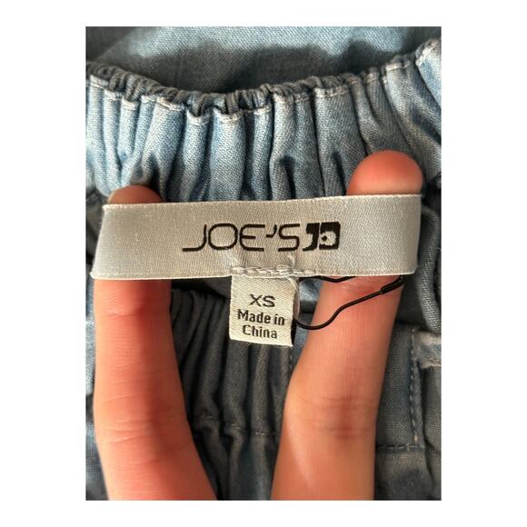 Joe's Jeans Flutter sleeve top light blue size X-Small XS - Picture 5 of 7